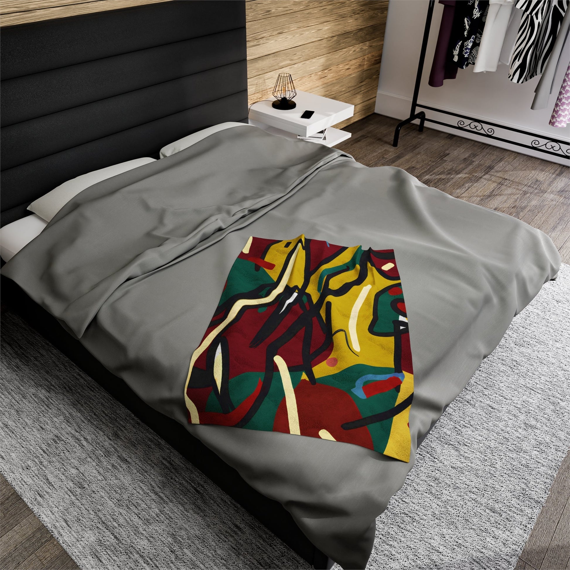 Absoluxe - Plush Blanket-All Over Prints-Mr.Zao - Krazy Art Gallery