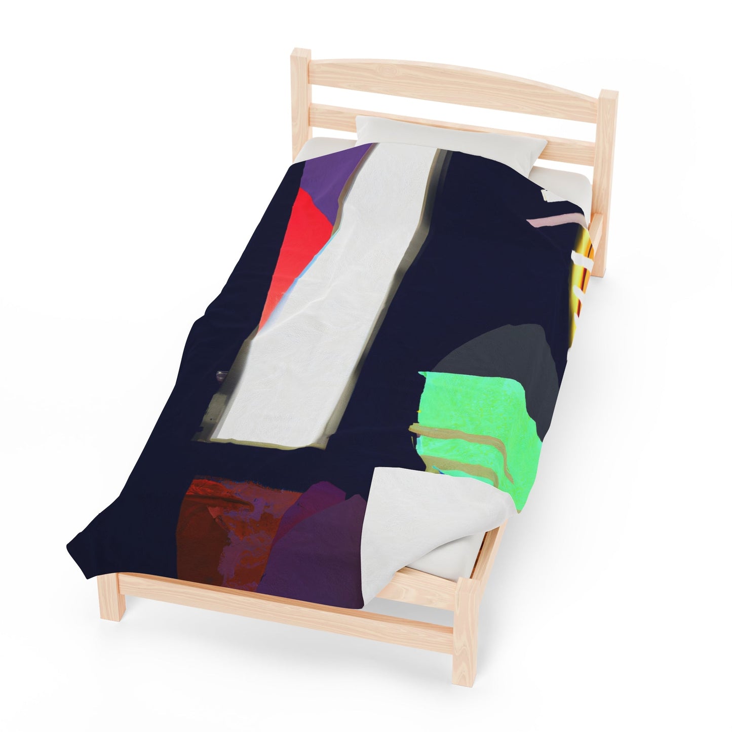 Aura Soulful - Plush Blanket-Plush Blankets-Mr.Zao - Krazy Art Gallery