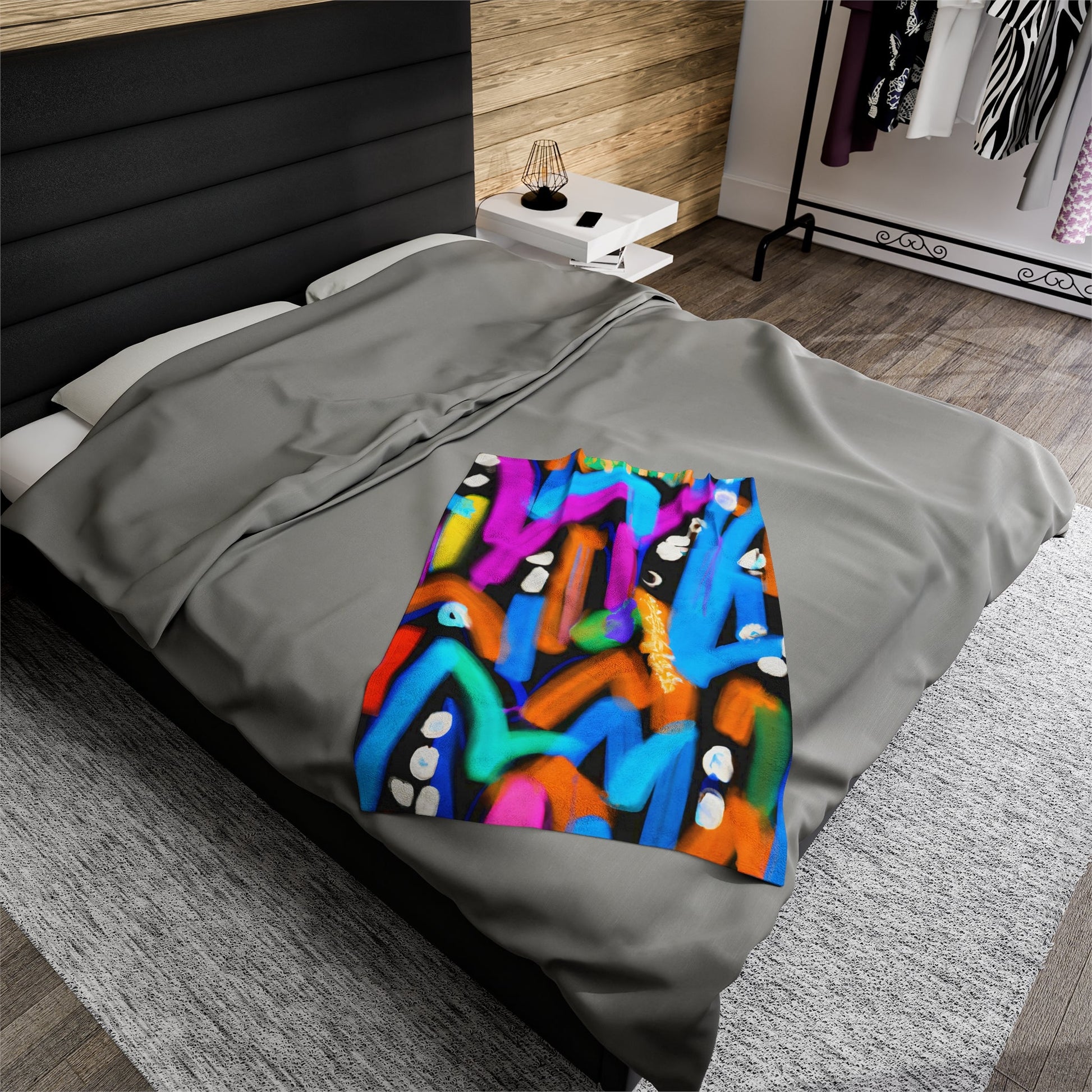 Aurora Dream Weaver - Plush Blanket-Plush Blankets-Mr.Zao - Krazy Art Gallery