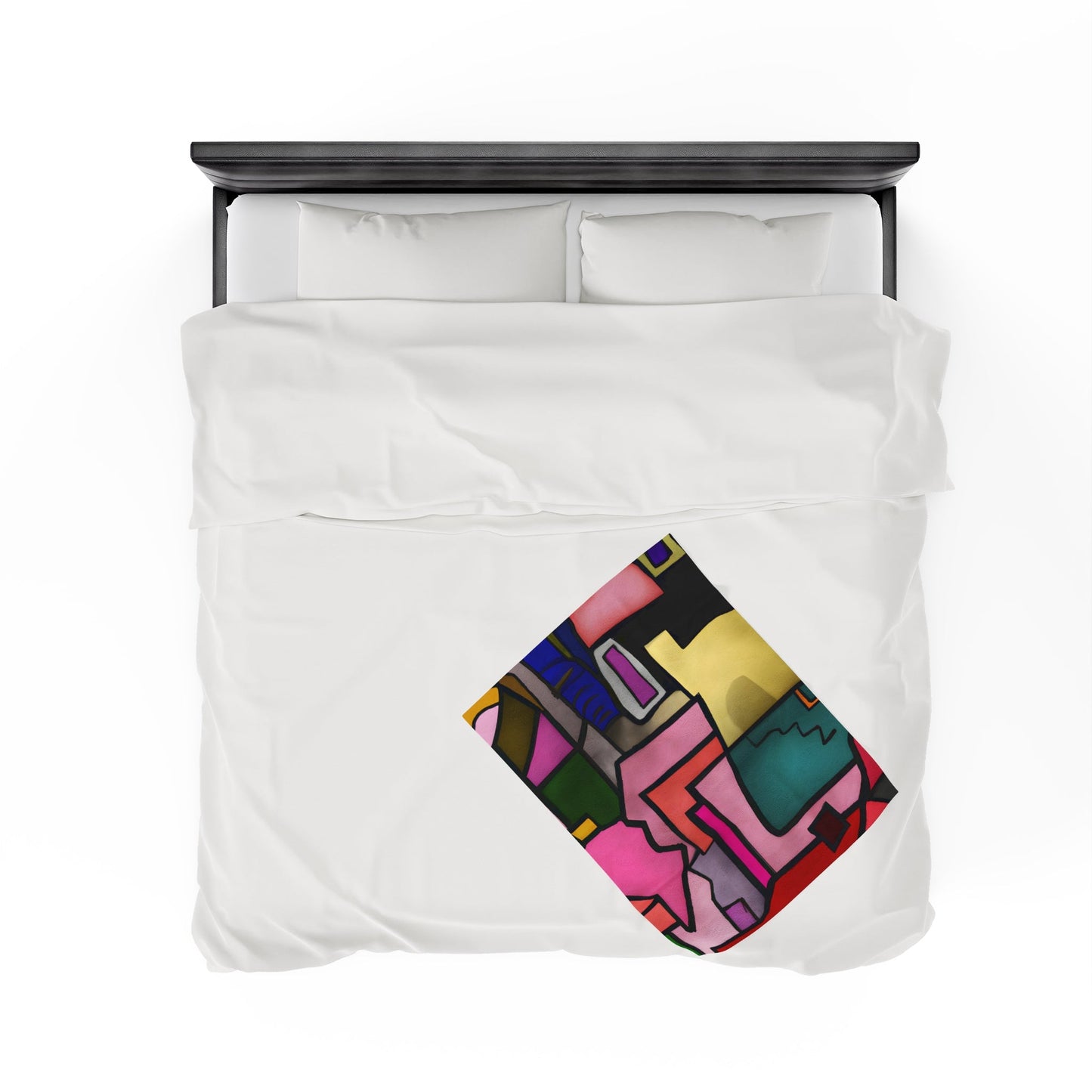 Jazzy Melo. - Plush Blanket-Plush Blankets-Mr.Zao - Krazy Art Gallery