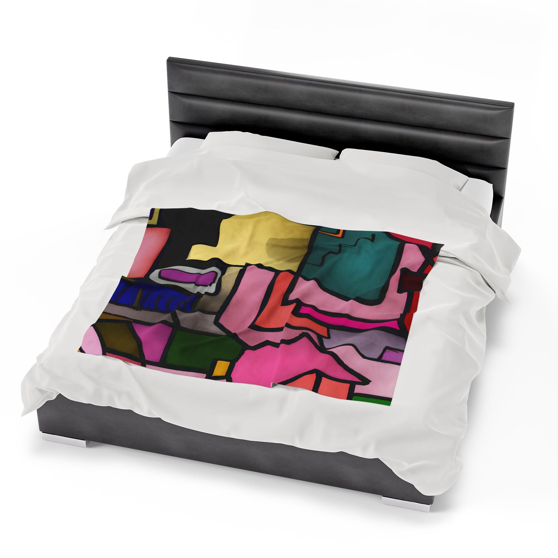 Jazzy Melo. - Plush Blanket-Plush Blankets-Mr.Zao - Krazy Art Gallery