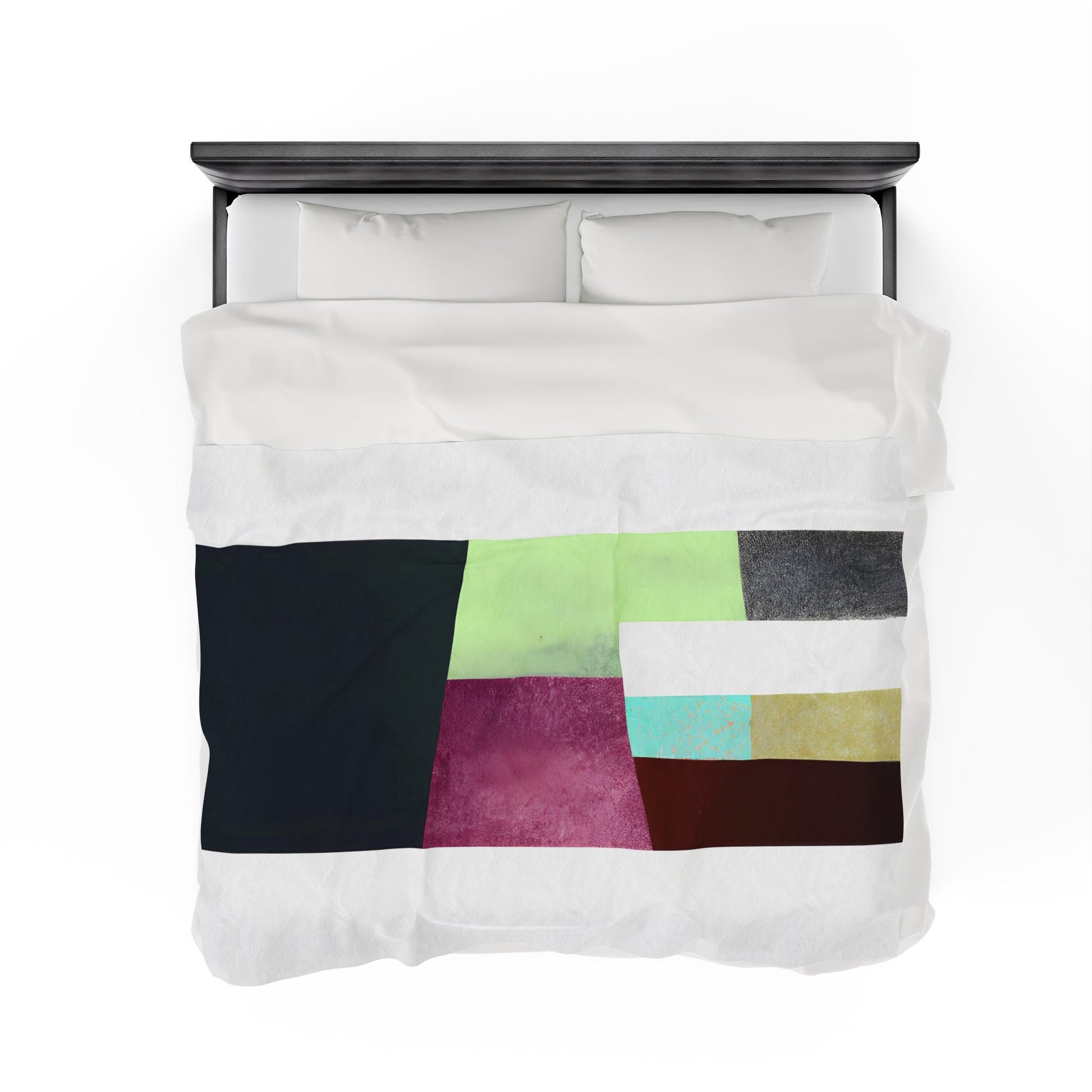 Modern Retro - Plush Blanket-Plush Blankets-Mr.Zao - Krazy Art Gallery