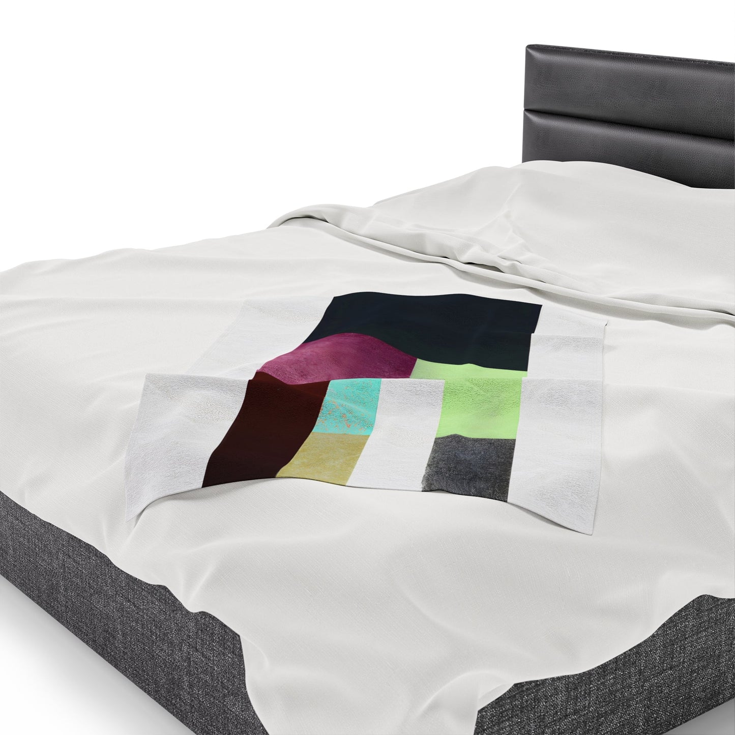 Modern Retro - Plush Blanket-Plush Blankets-Mr.Zao - Krazy Art Gallery