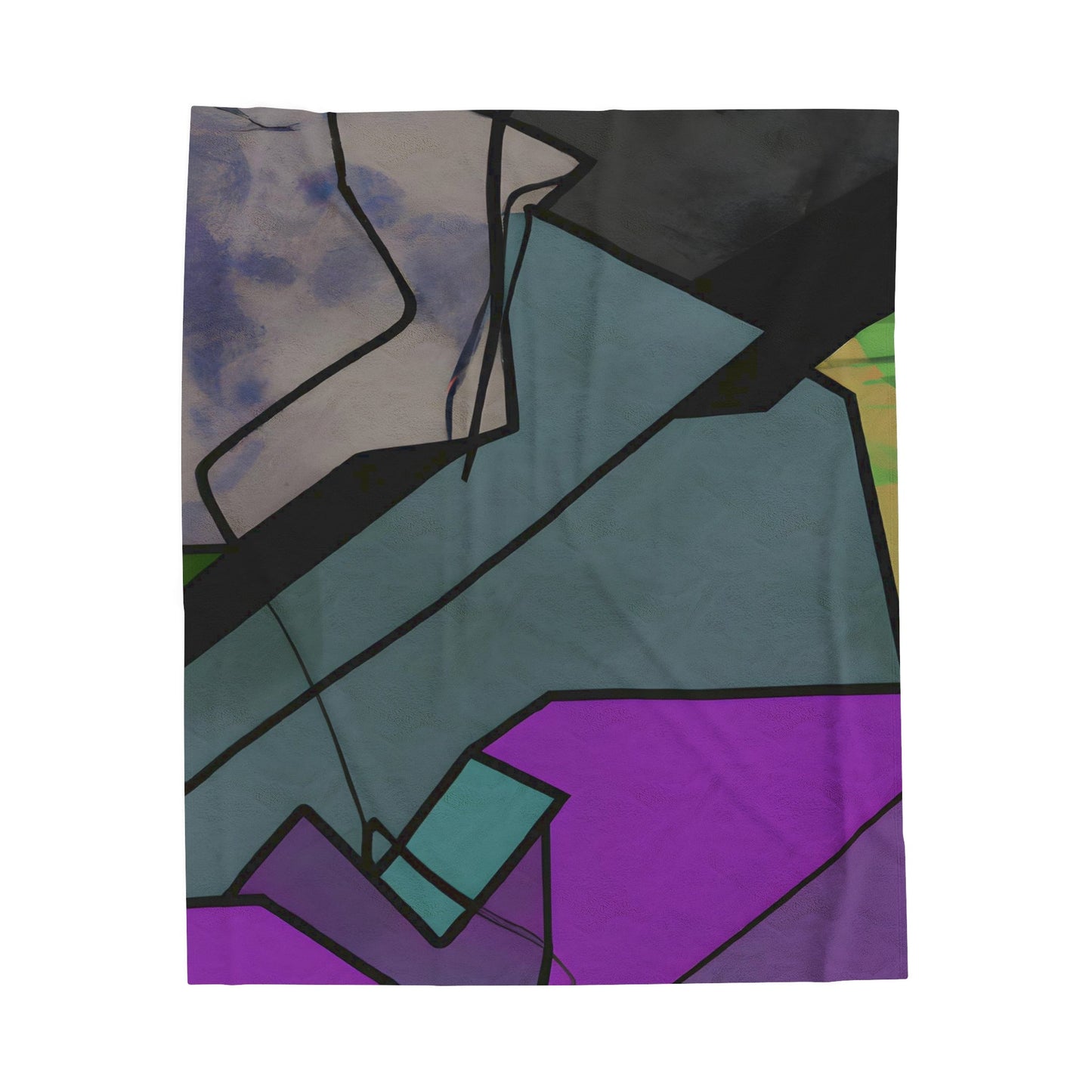 Synthwave Sirrah. - Plush Blanket-Plush Blankets-Mr.Zao - Krazy Art Gallery
